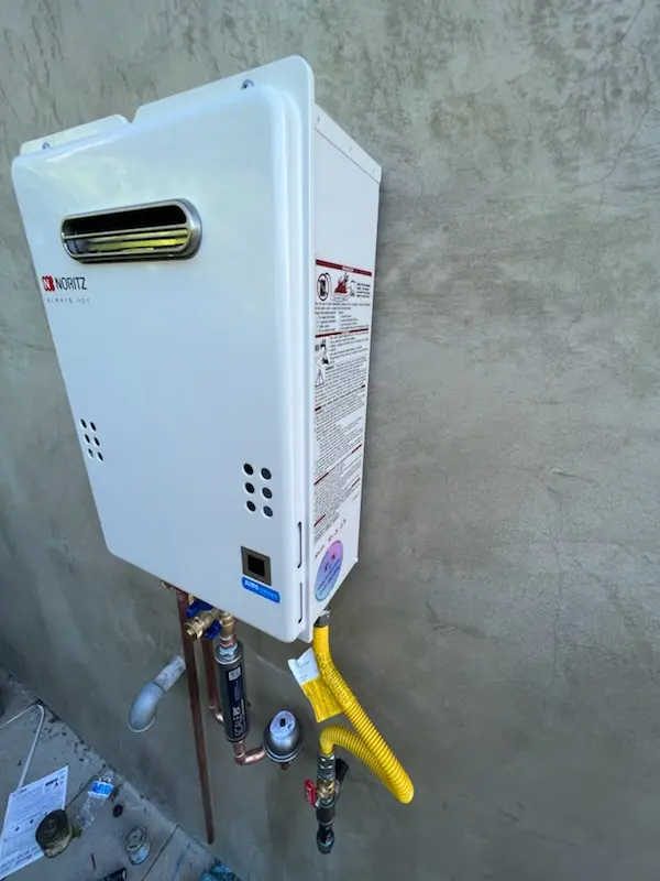 Tankless water heater installation for Boulevard homes